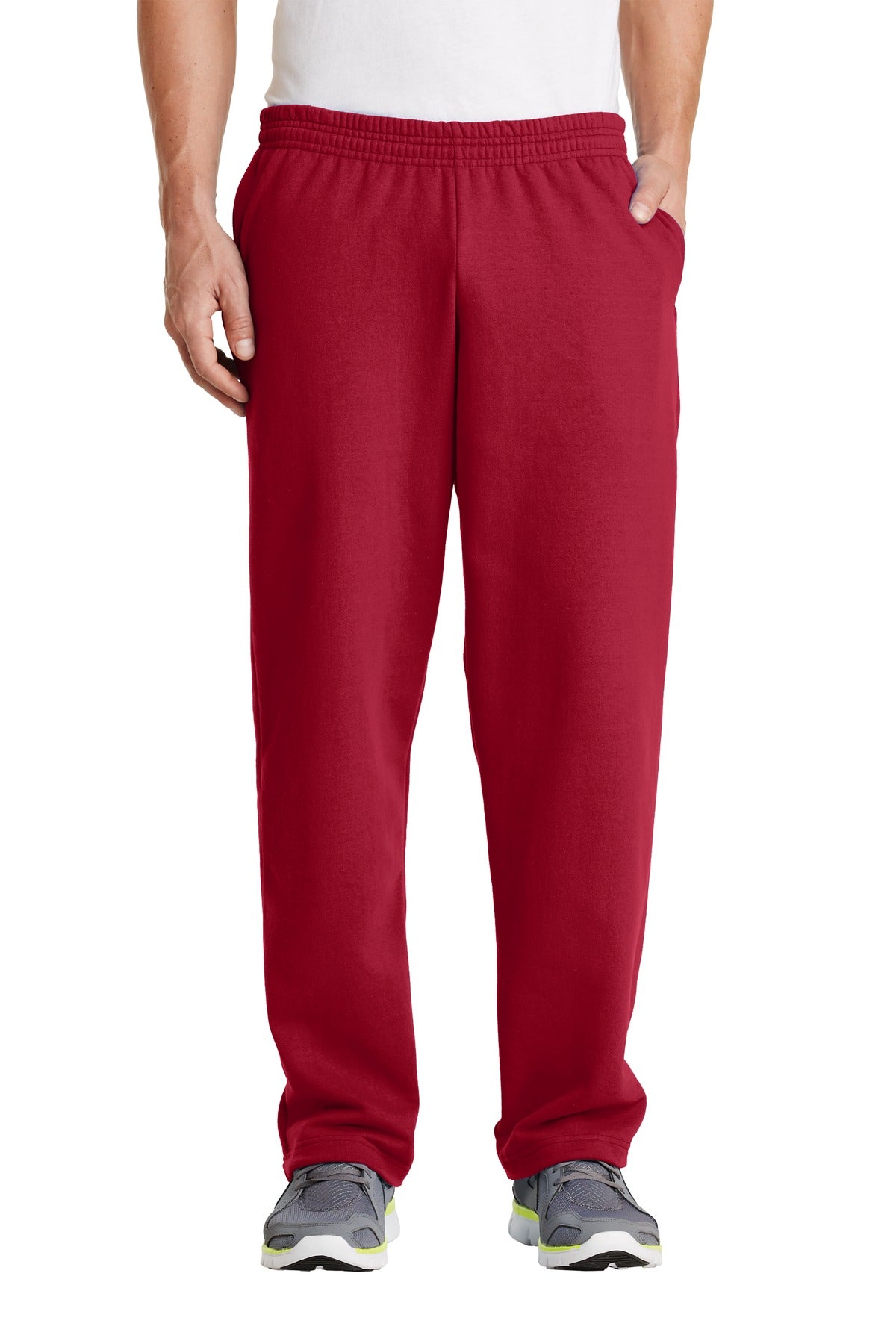 Port & Co Core Fleece Sweatpant with Pockets. PC78P - Red