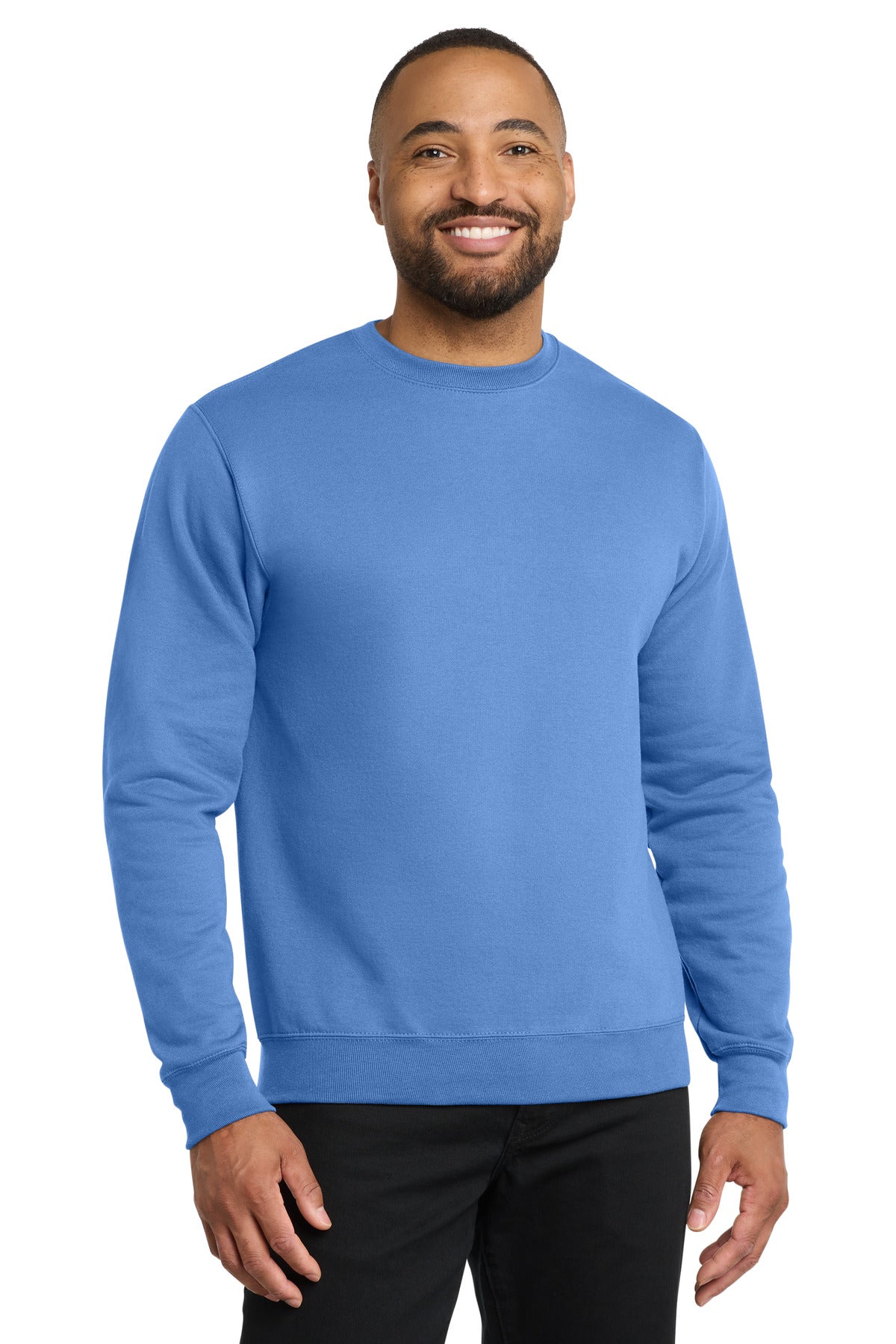 Port & Co Core Fleece Crewneck Sweatshirt. PC78 - Carolina Blue