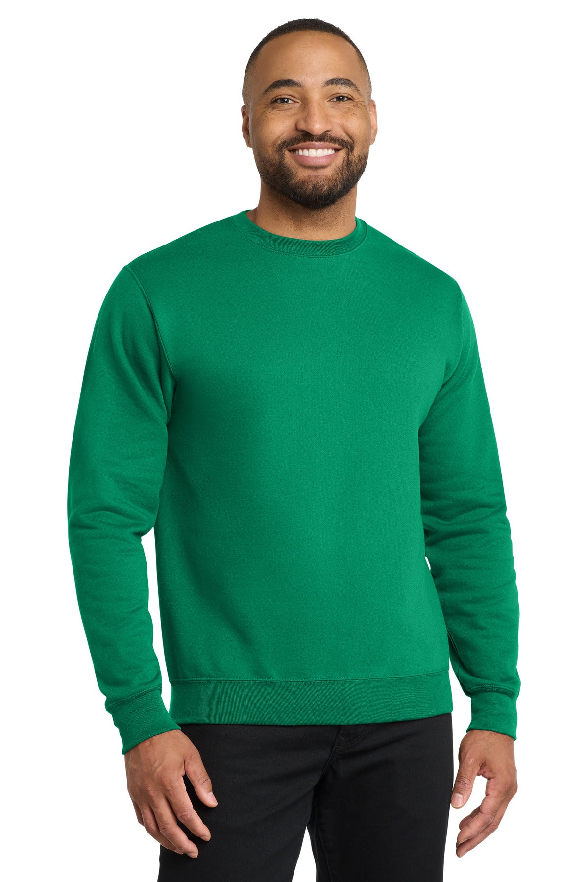 Port & Co Core Fleece Crewneck Sweatshirt. PC78 - Kelly