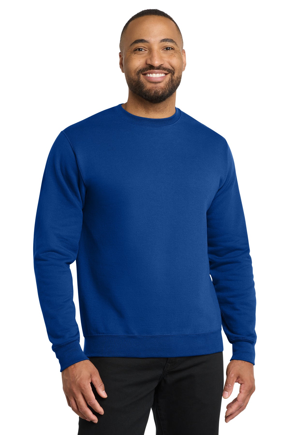 Port & Co Core Fleece Crewneck Sweatshirt. PC78 - True Royal