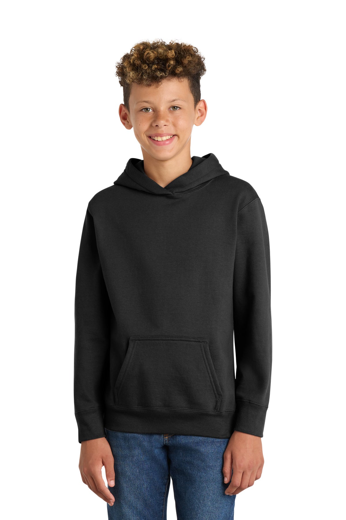 Port & Co Youth Fan Favorite Fleece Pullover Hooded Sweatshirt