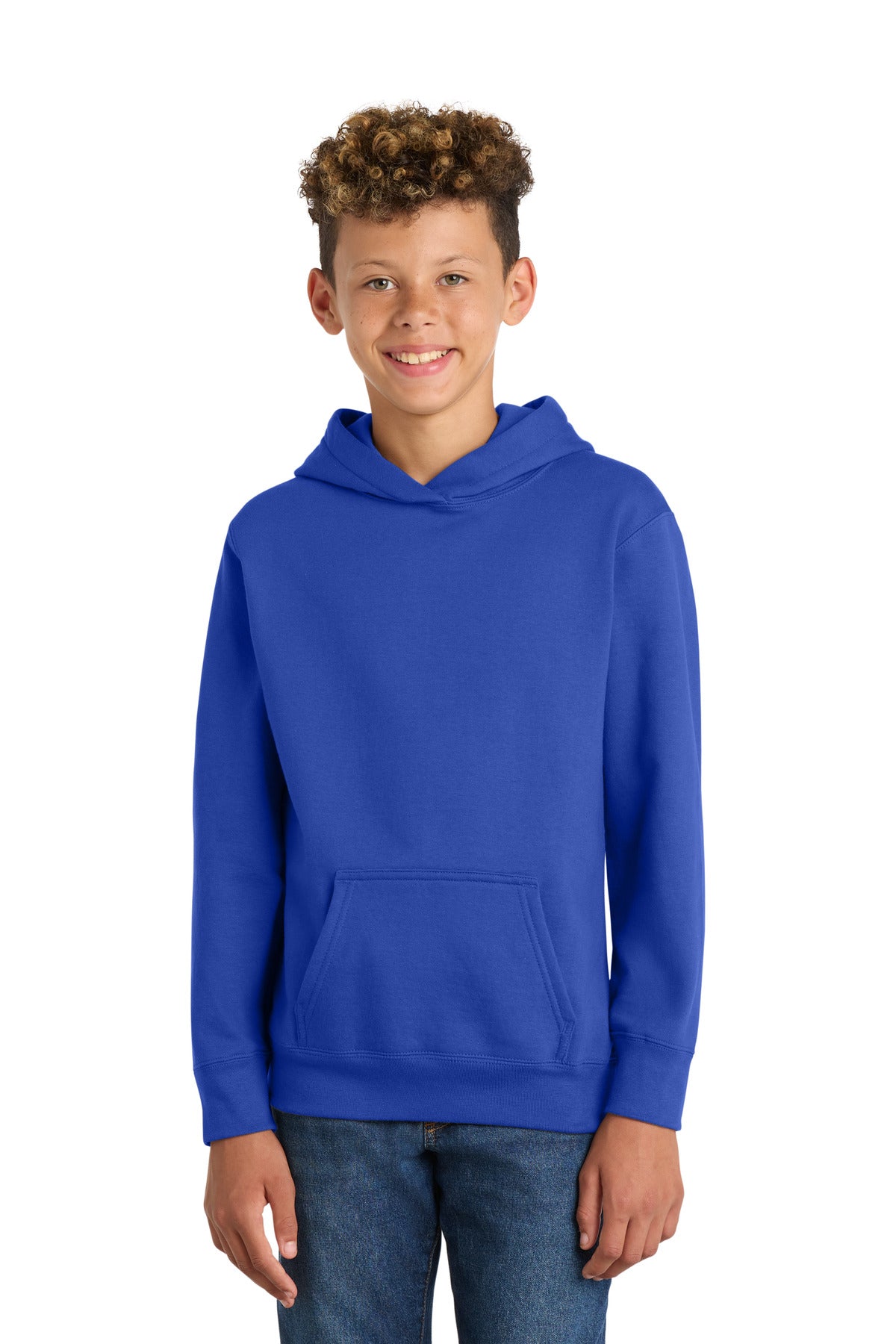 Port & Co Youth Fan Favorite Fleece Pullover Hooded Sweatshirt