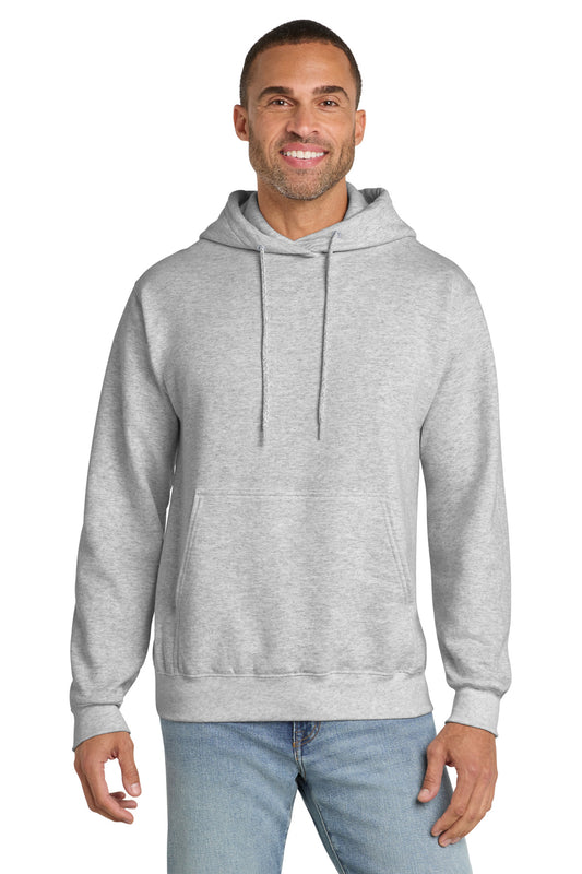 Port & Co Tall Essential Fleece Pullover Hooded Sweatshirt. PC90HT - Ash