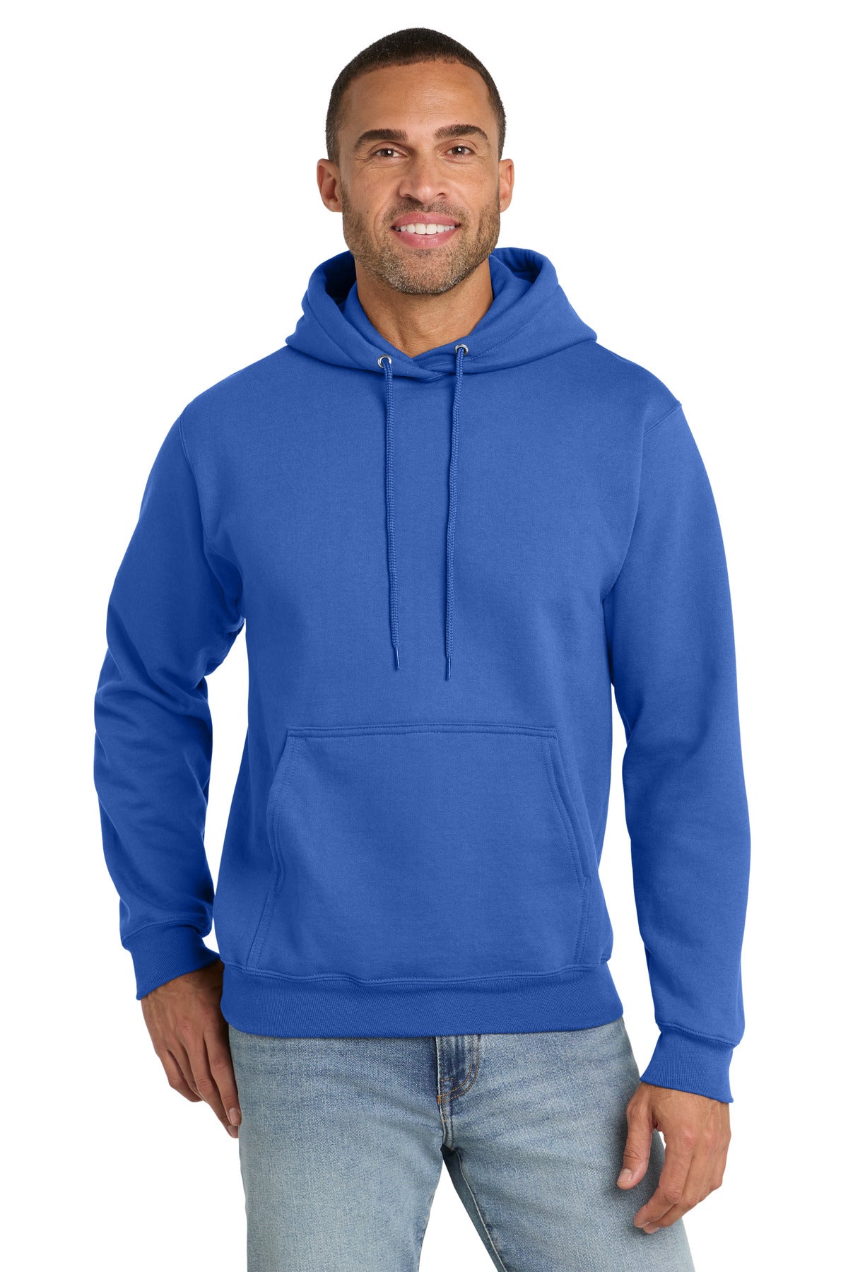 Port & Co Tall Essential Fleece Pullover Hooded Sweatshirt. PC90HT - Royal