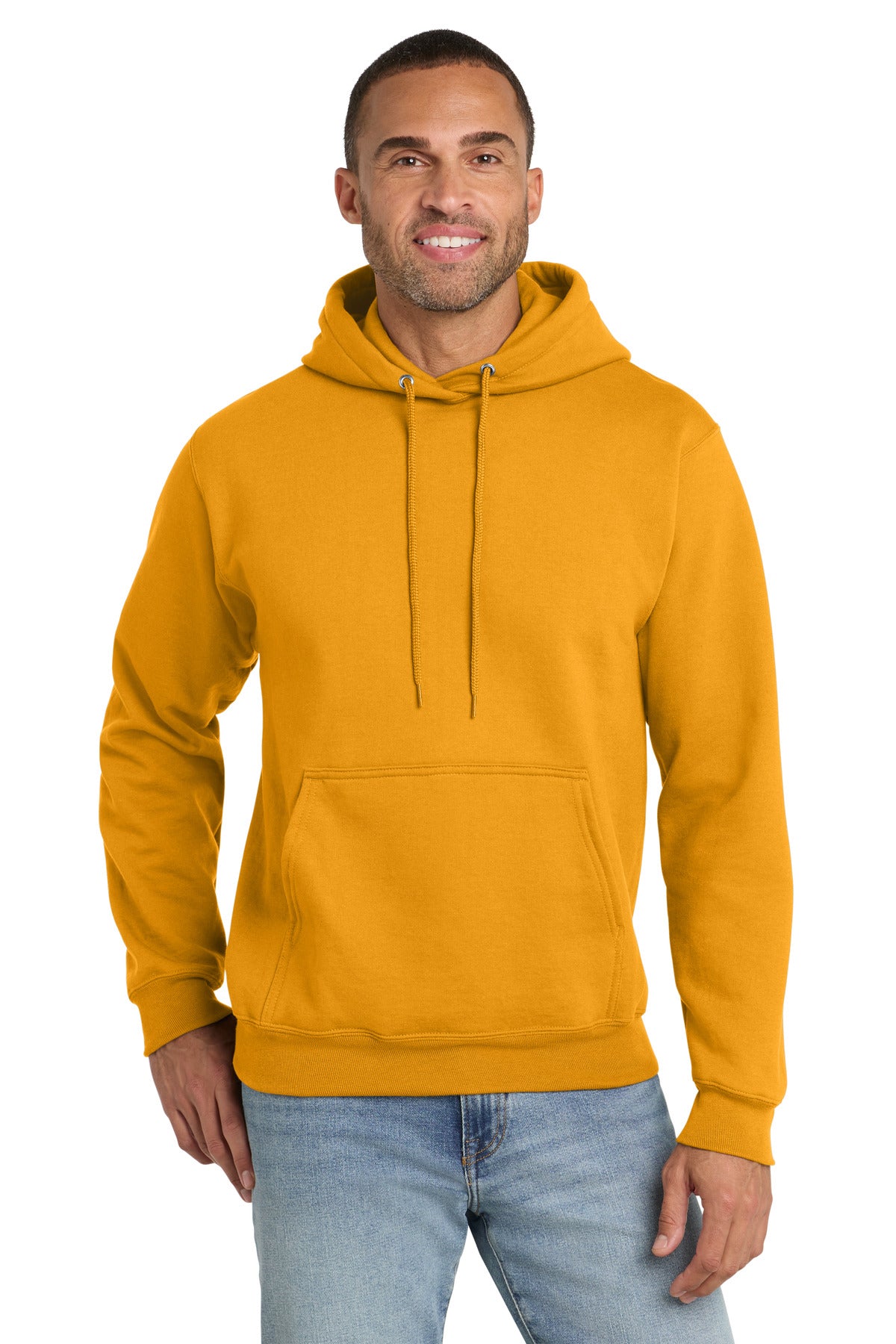 Port & Co Essential Fleece Pullover Hooded Sweatshirt.  PC90H - Gold