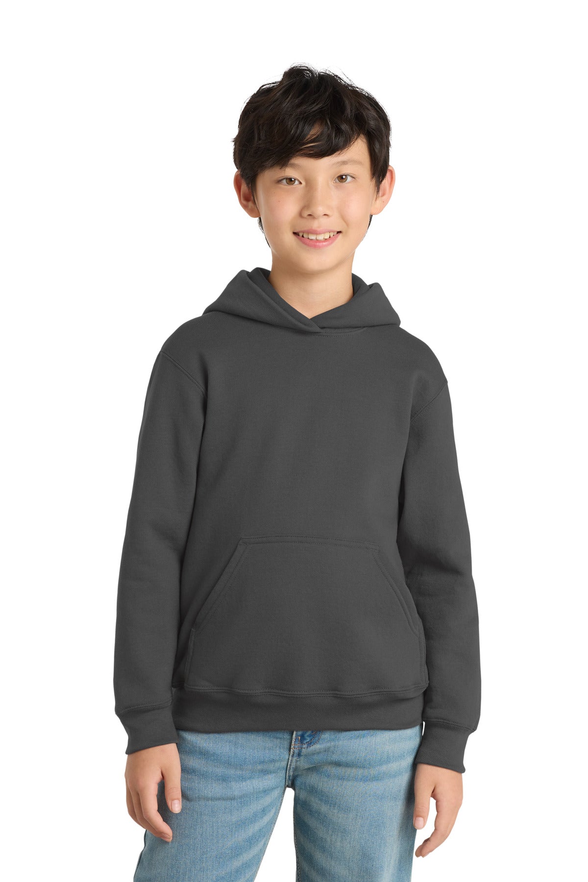 Port & Co Youth Core Fleece Pullover Hooded Sweatshirt