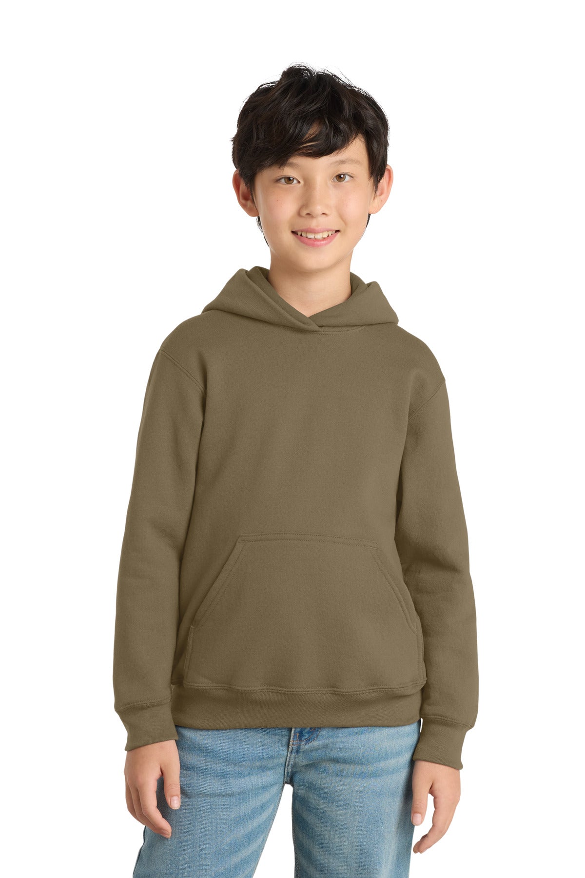 Port & Co Youth Core Fleece Pullover Hooded Sweatshirt