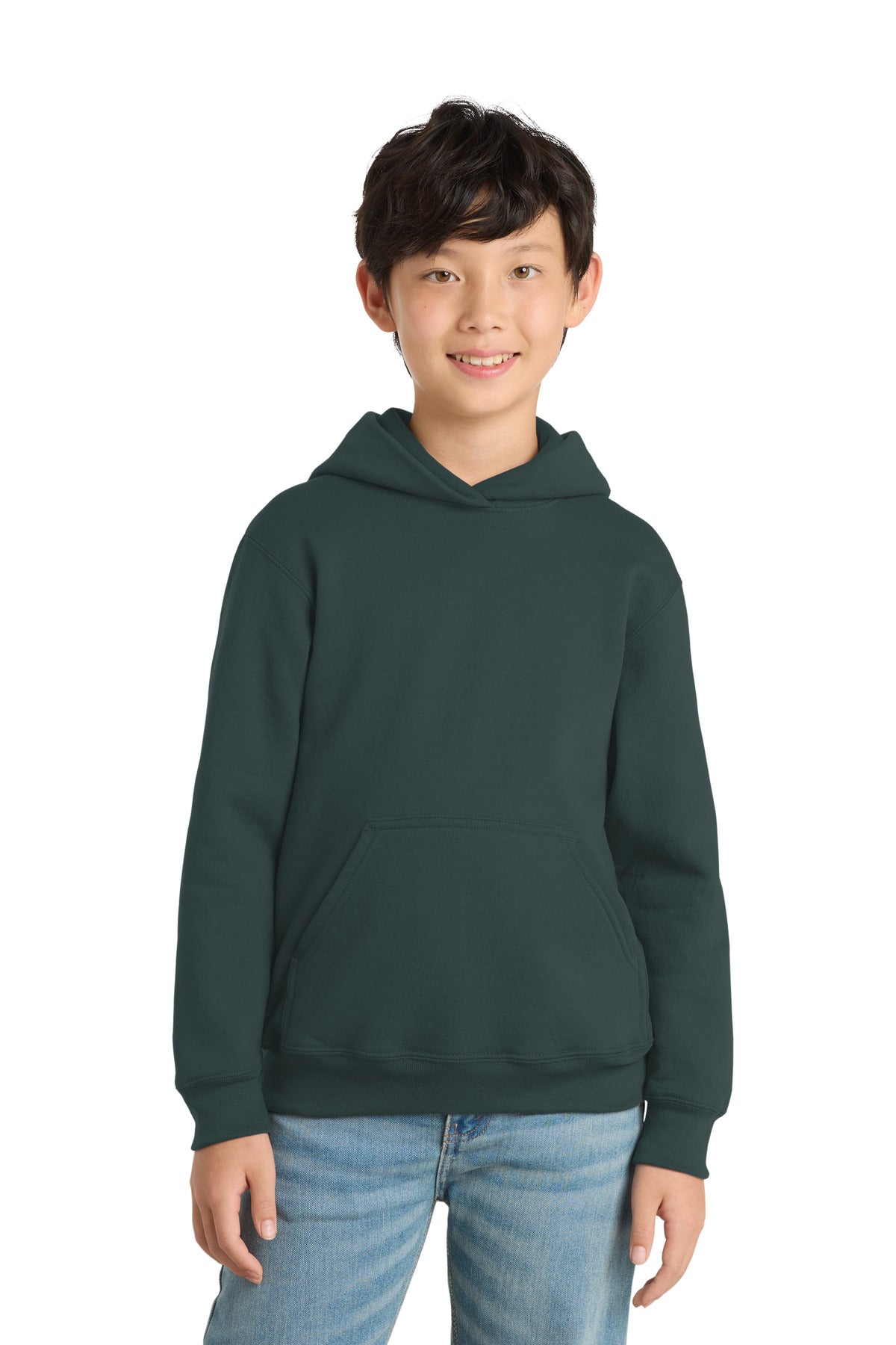 Port & Co Youth Core Fleece Pullover Hooded Sweatshirt