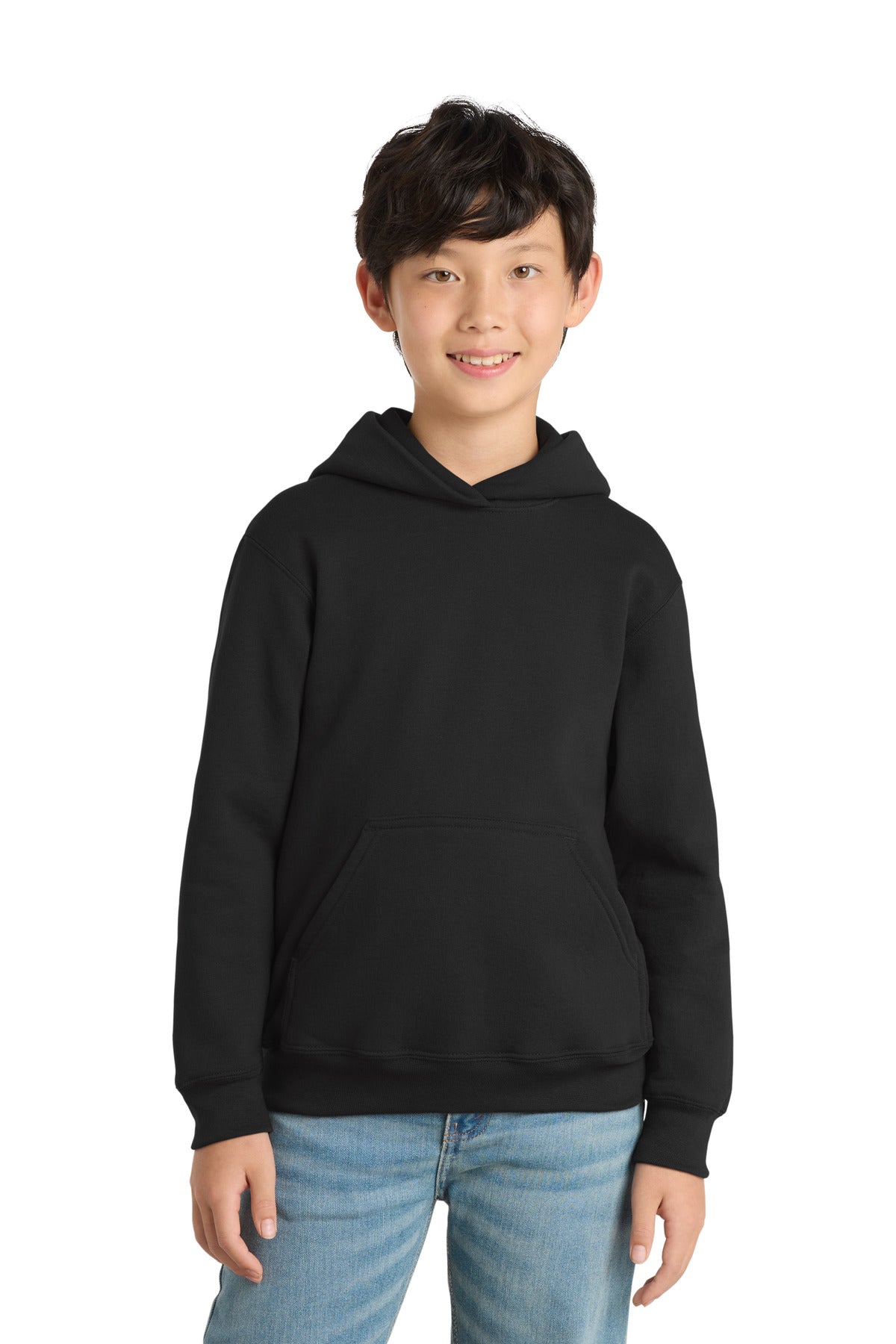 Port & Co Youth Core Fleece Pullover Hooded Sweatshirt