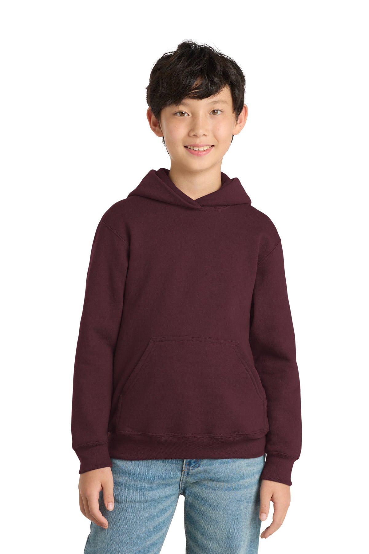 Port & Co Youth Core Fleece Pullover Hooded Sweatshirt