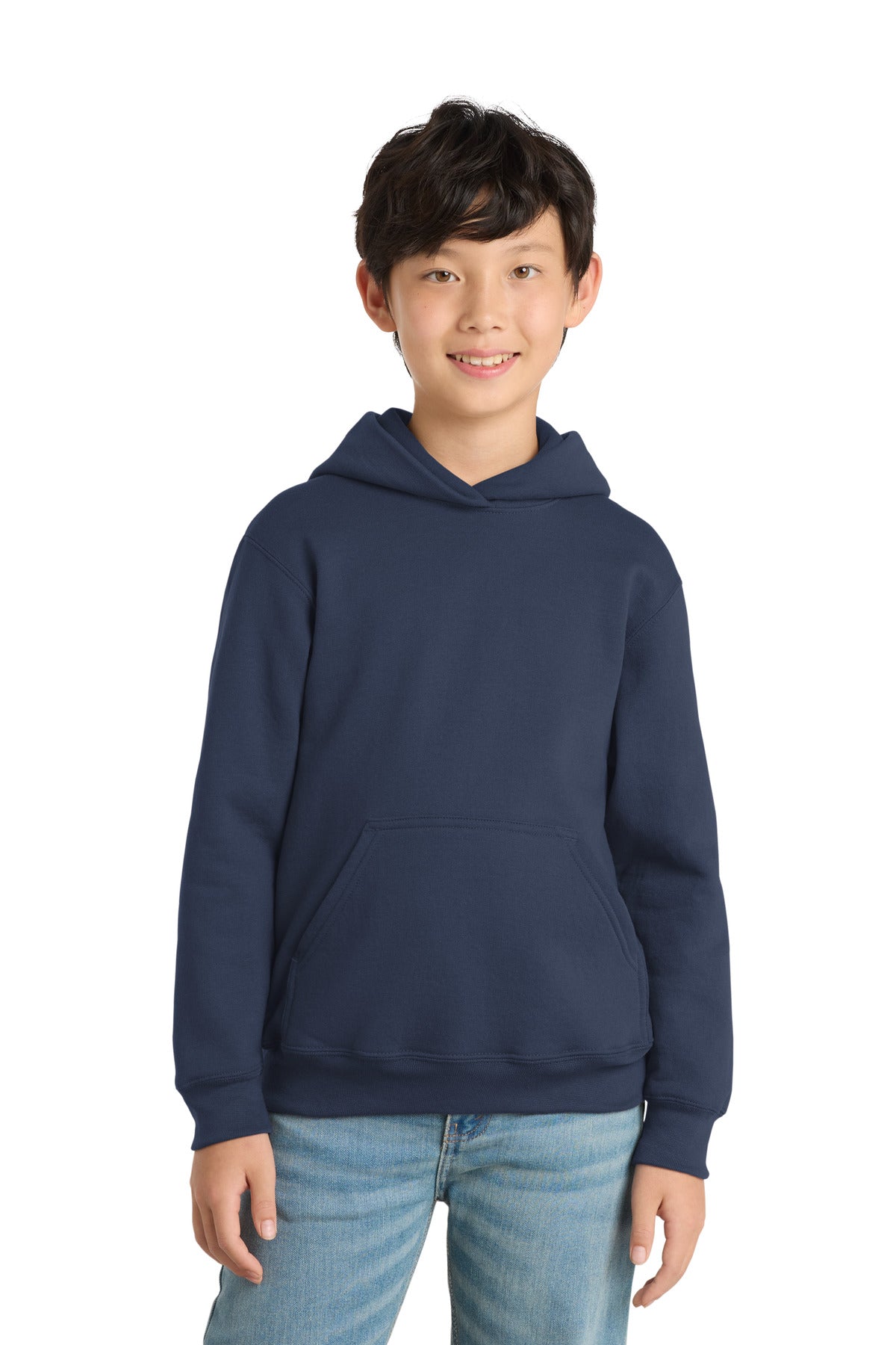 Port & Co Youth Core Fleece Pullover Hooded Sweatshirt