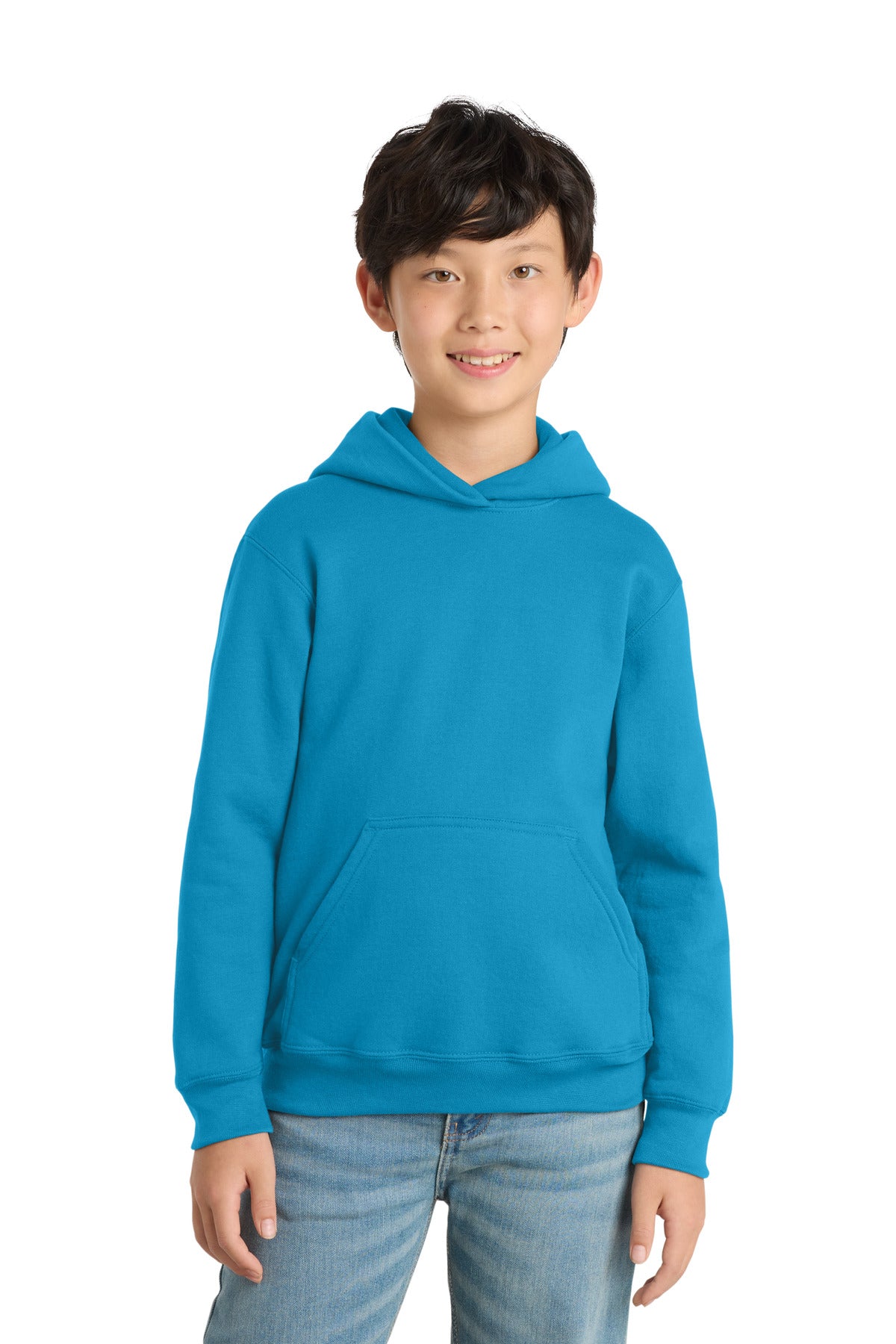 Port & Co Youth Core Fleece Pullover Hooded Sweatshirt