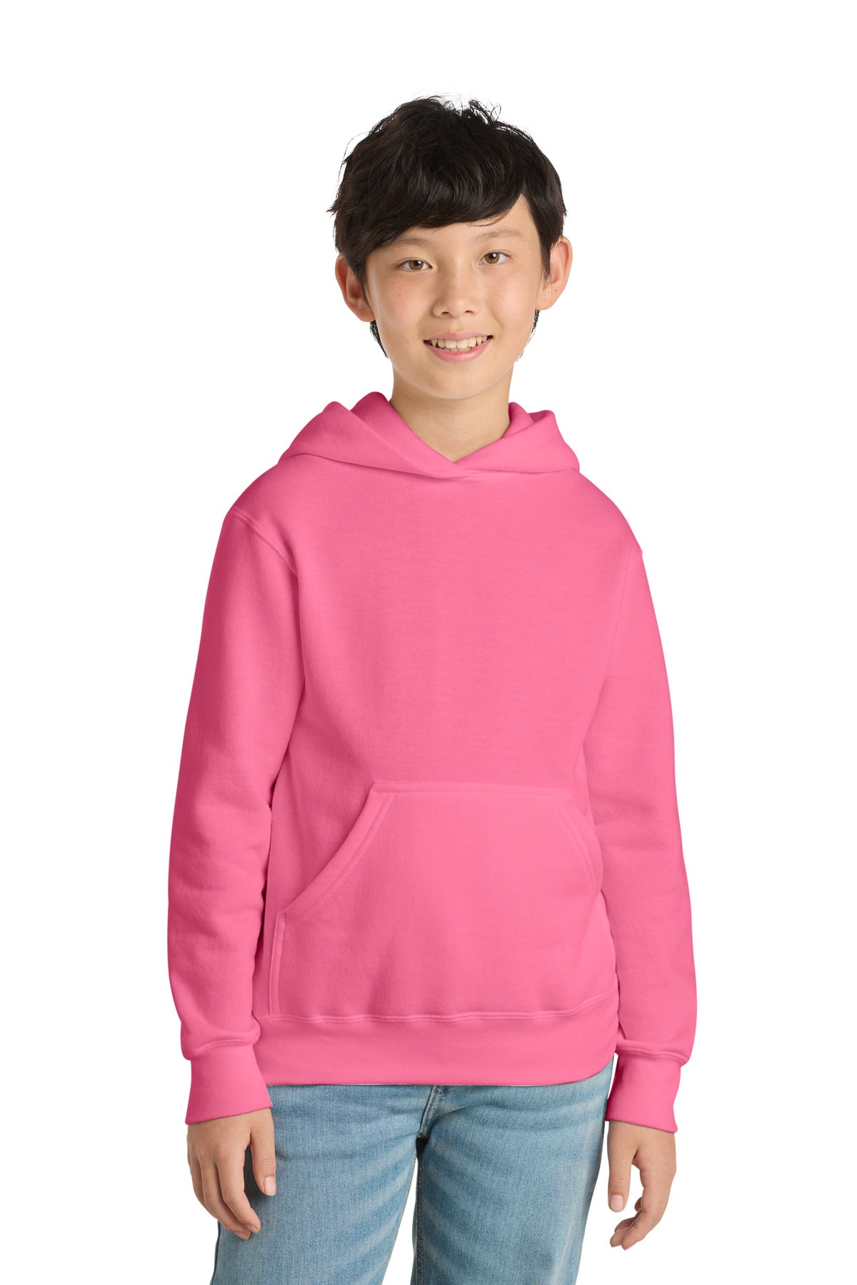 Port & Co Youth Core Fleece Pullover Hooded Sweatshirt