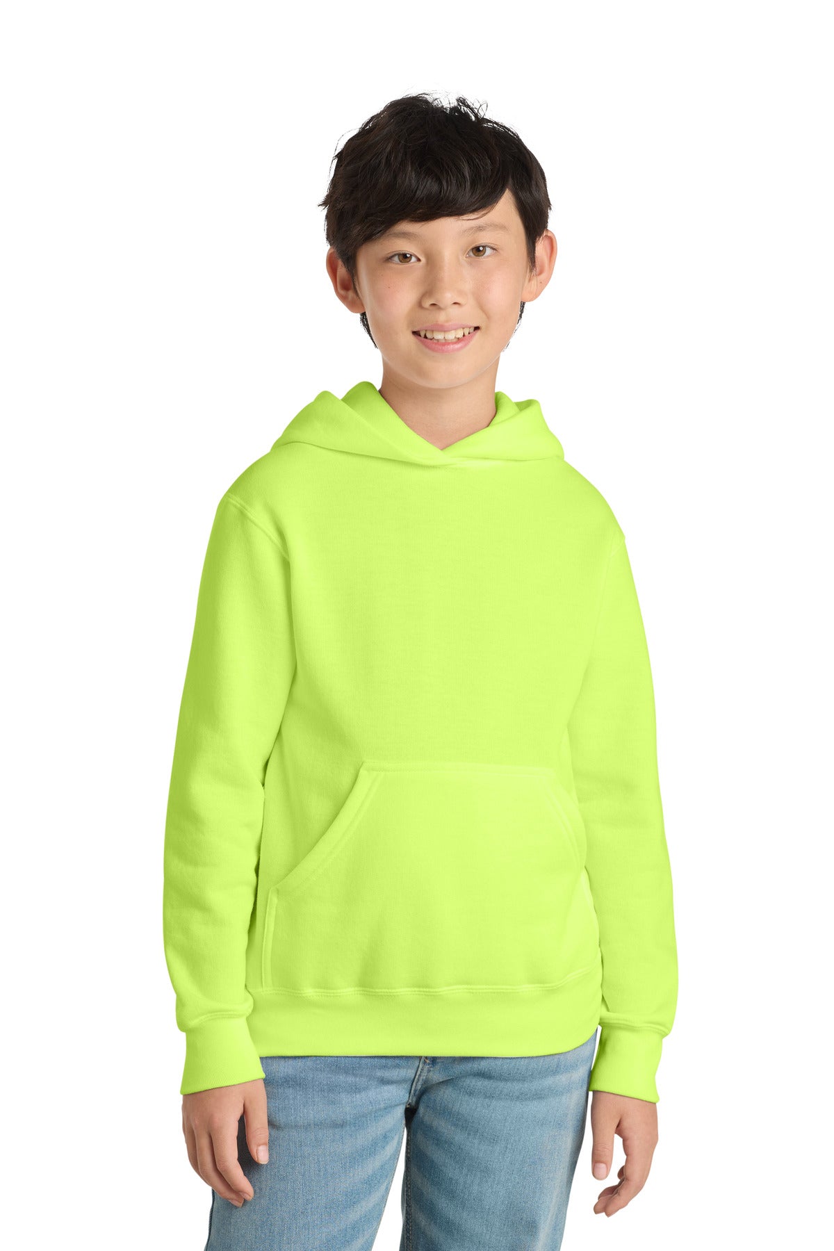 Port & Co Youth Core Fleece Pullover Hooded Sweatshirt