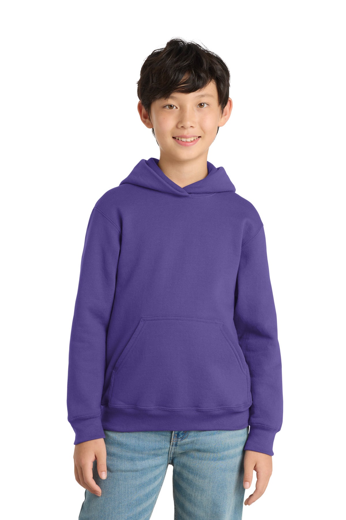 Port & Co Youth Core Fleece Pullover Hooded Sweatshirt
