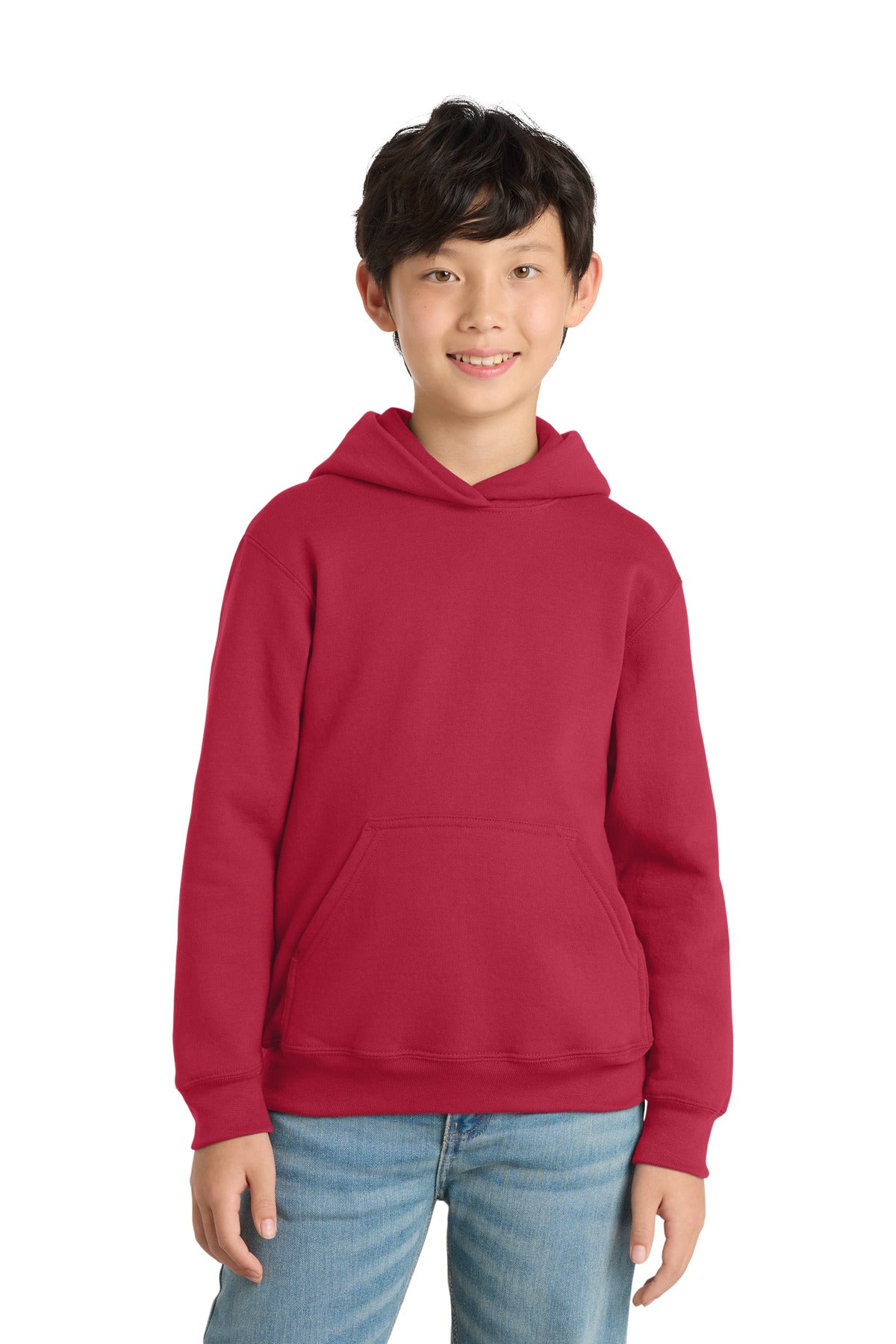 Port & Co Youth Core Fleece Pullover Hooded Sweatshirt