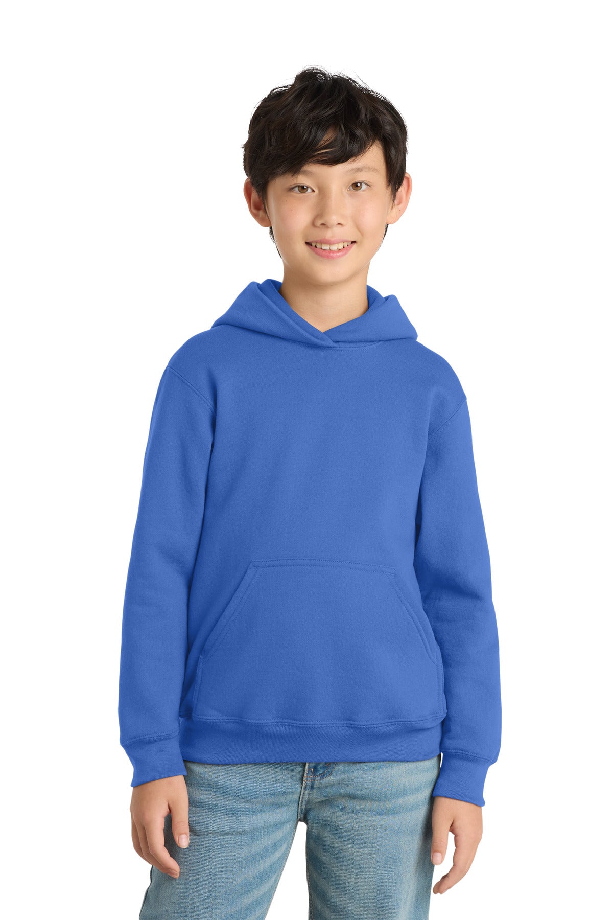 Port & Co Youth Core Fleece Pullover Hooded Sweatshirt