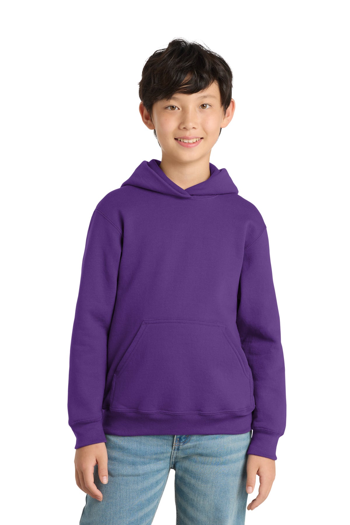 Port & Co Youth Core Fleece Pullover Hooded Sweatshirt
