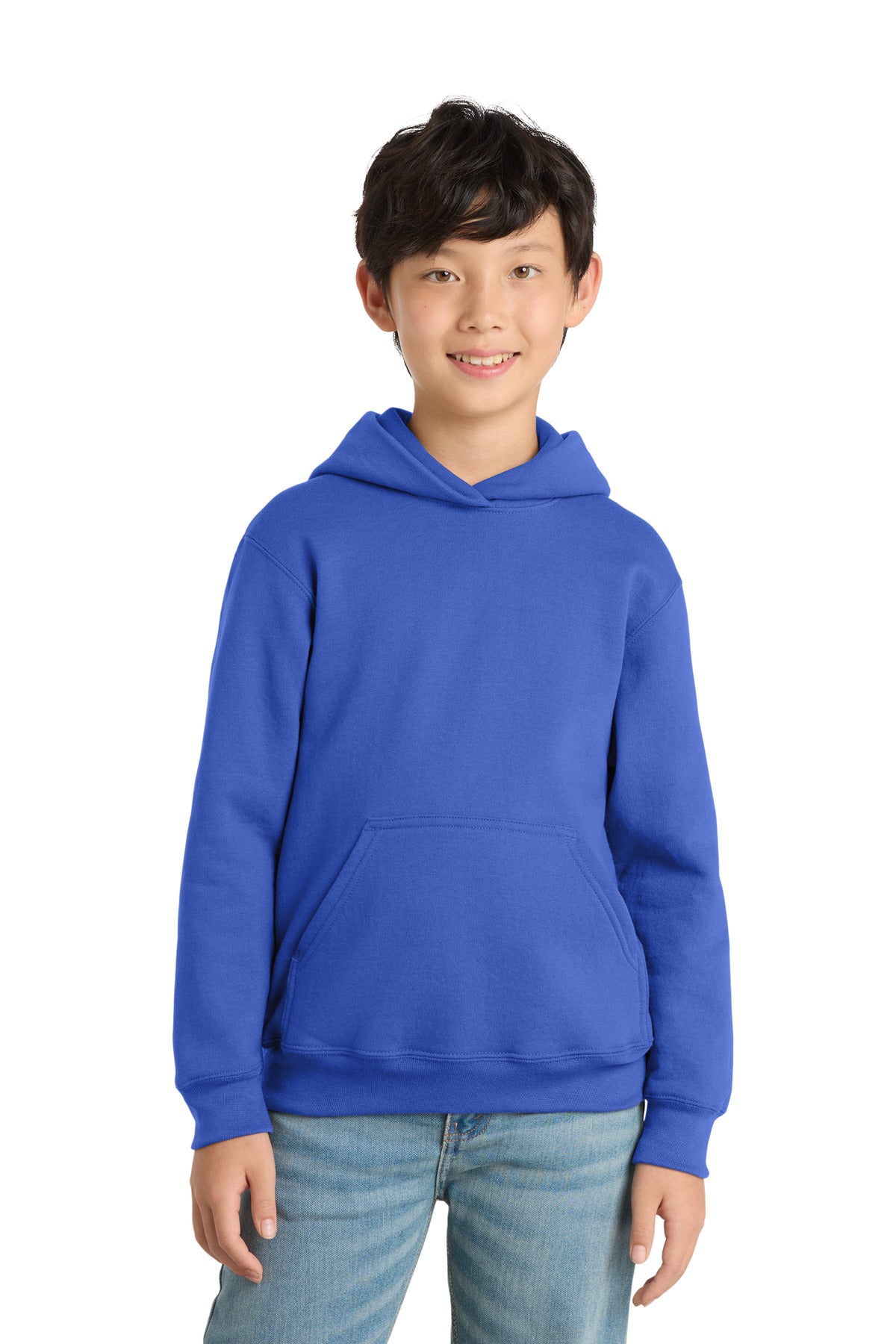 Port & Co Youth Core Fleece Pullover Hooded Sweatshirt