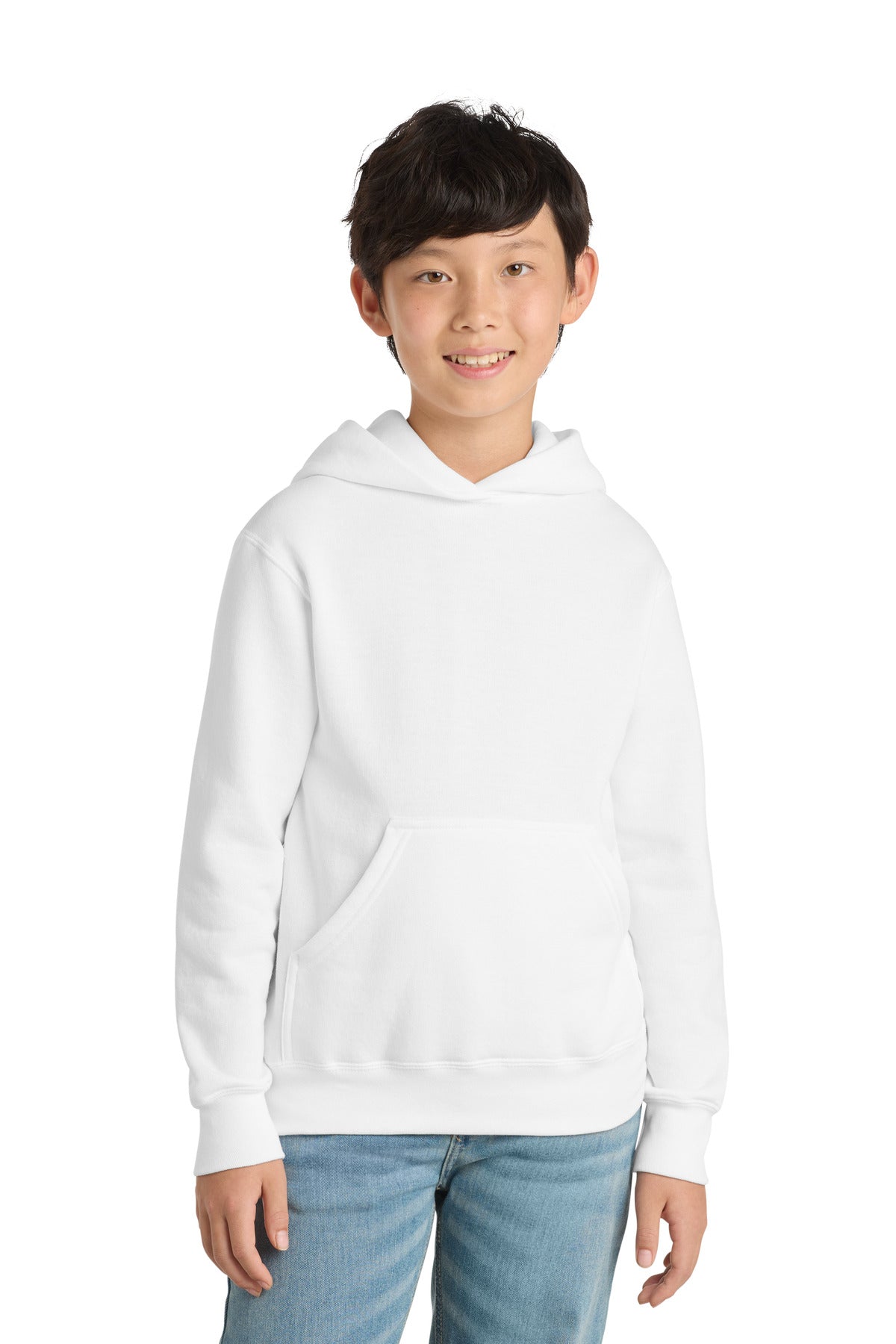 Port & Co Youth Core Fleece Pullover Hooded Sweatshirt