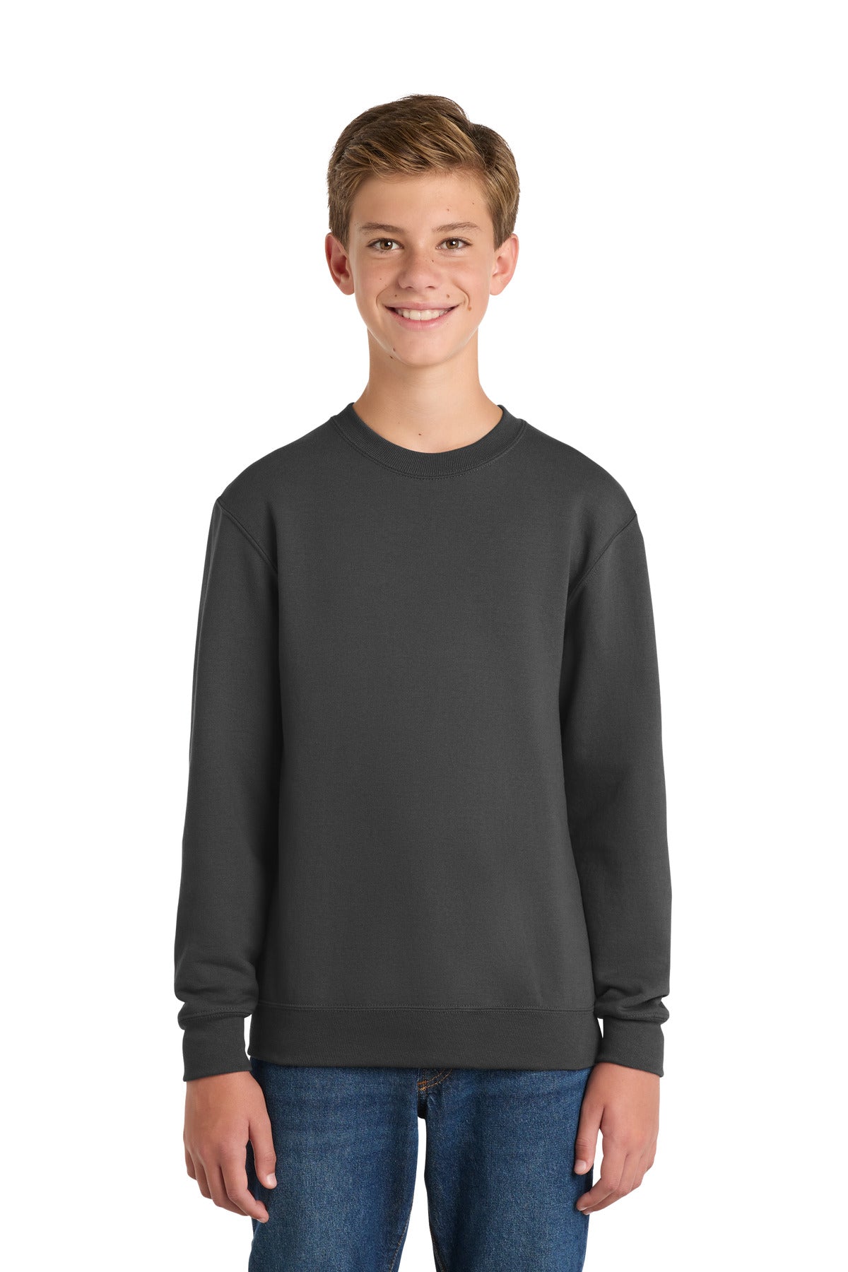 Port & Co Youth Core Fleece Crewneck Sweatshirt