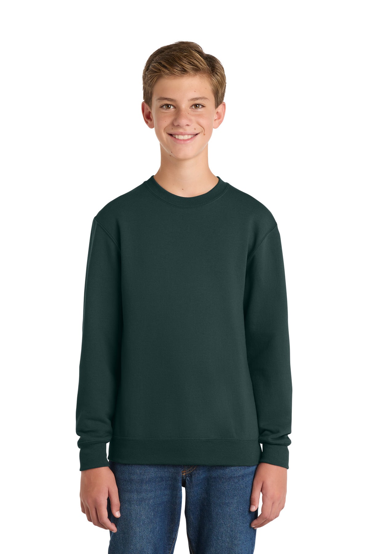 Port & Co Youth Core Fleece Crewneck Sweatshirt