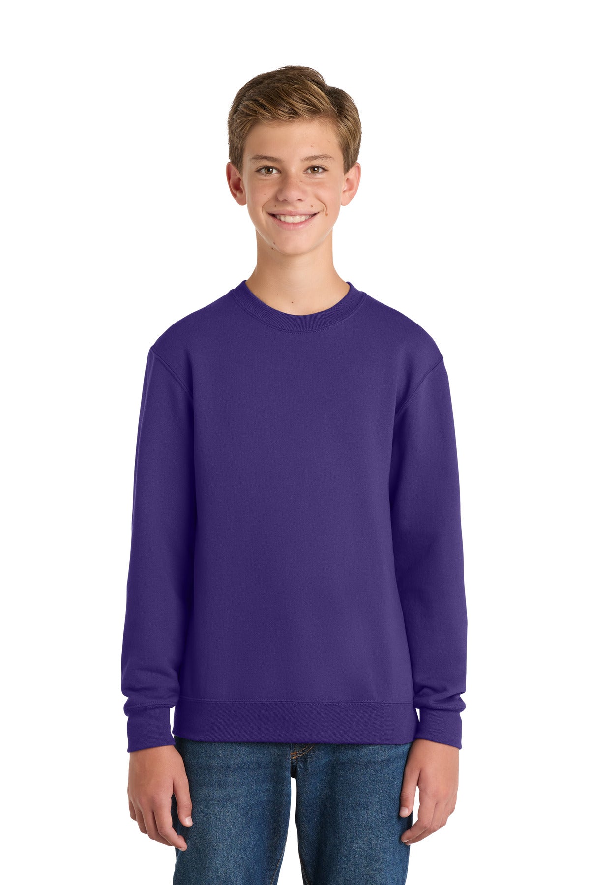 Port & Co Youth Core Fleece Crewneck Sweatshirt