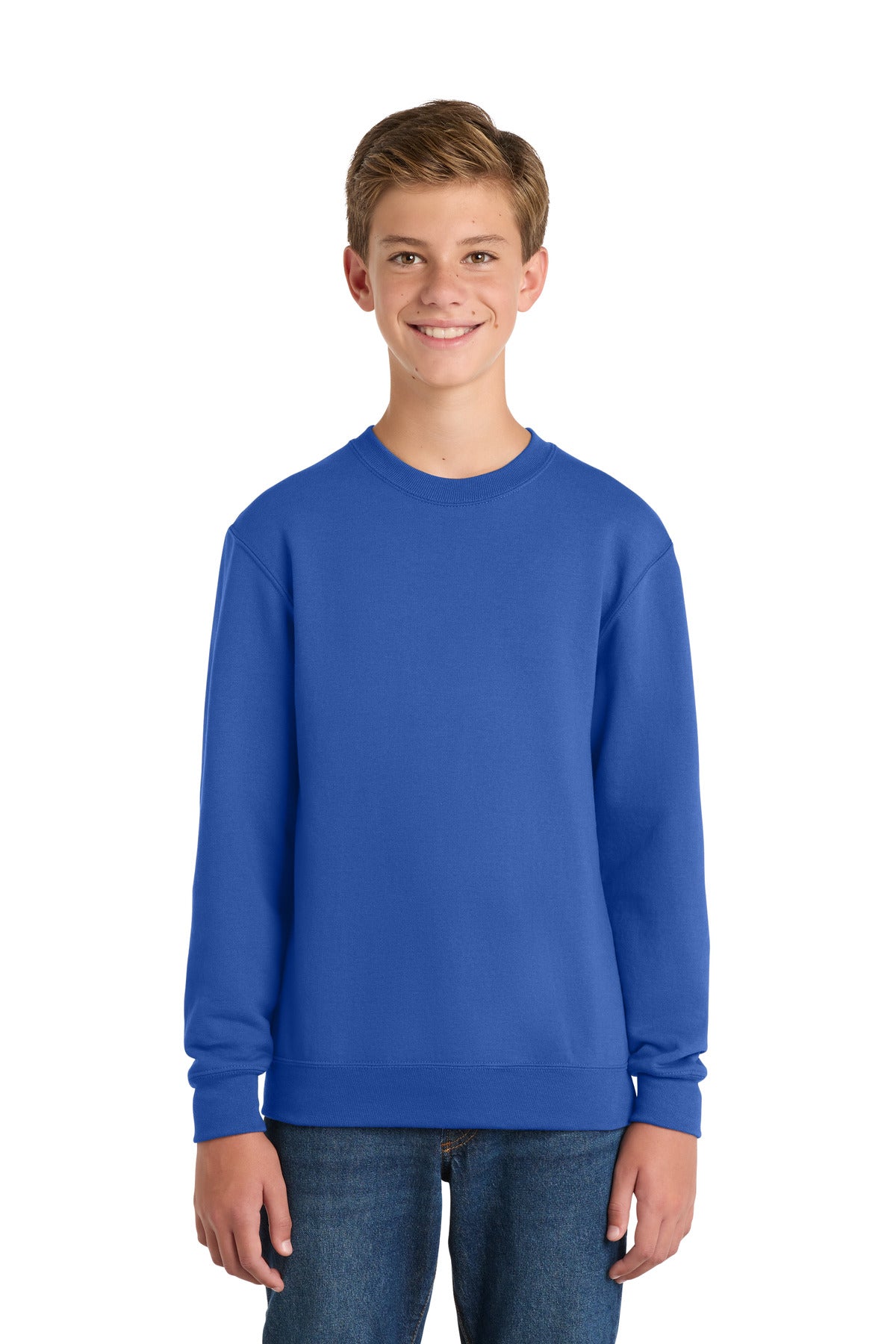 Port & Co Youth Core Fleece Crewneck Sweatshirt