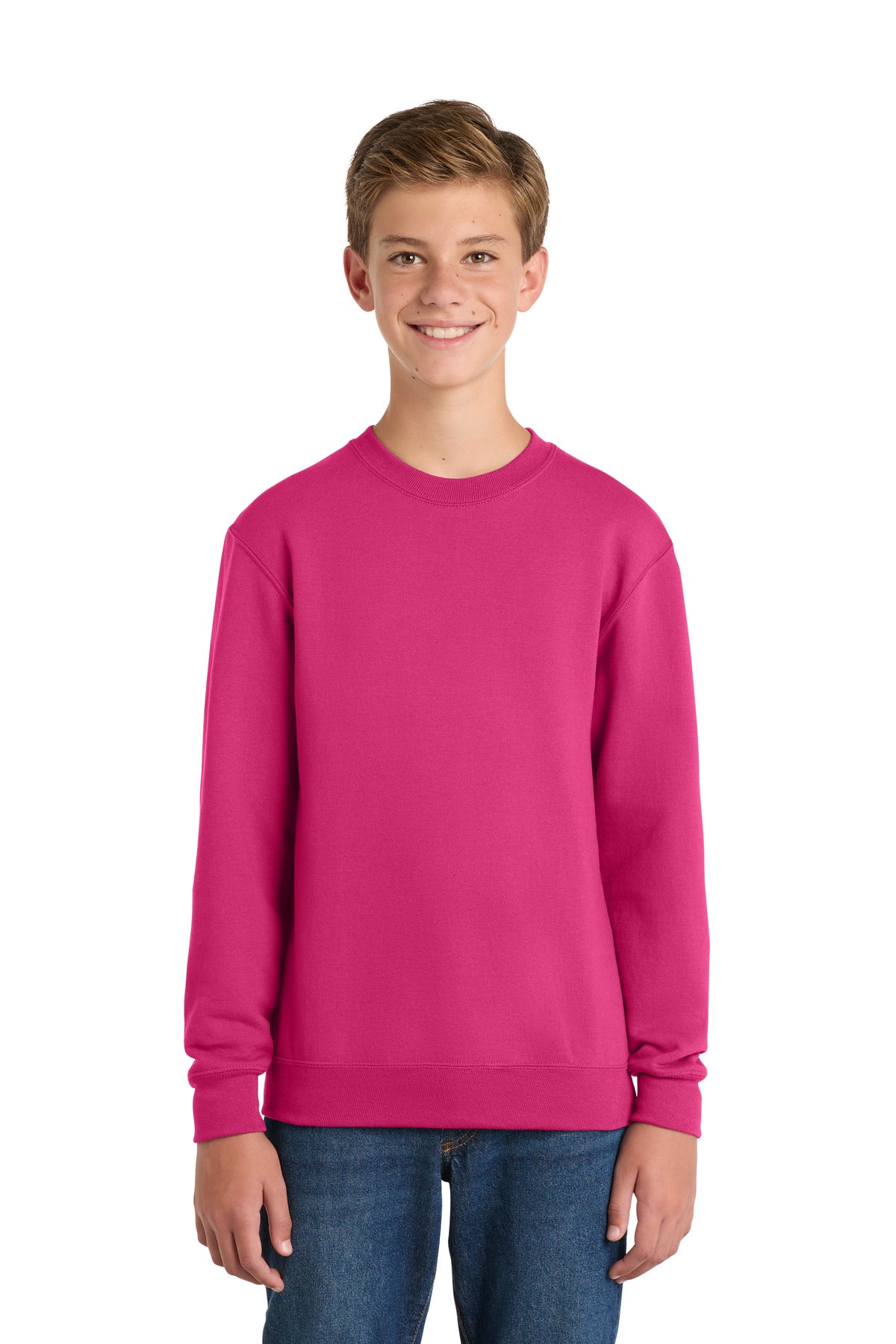 Port & Co Youth Core Fleece Crewneck Sweatshirt