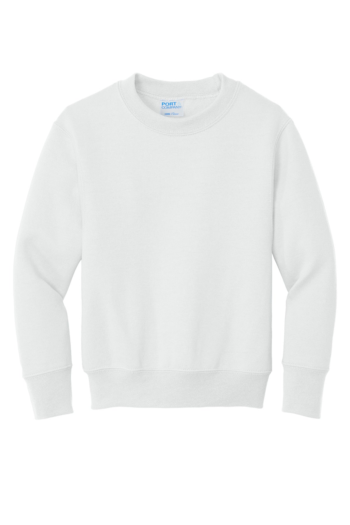 Port & Co Youth Core Fleece Crewneck Sweatshirt.  PC90Y
