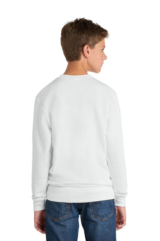 Port & Co Youth Core Fleece Crewneck Sweatshirt.  PC90Y