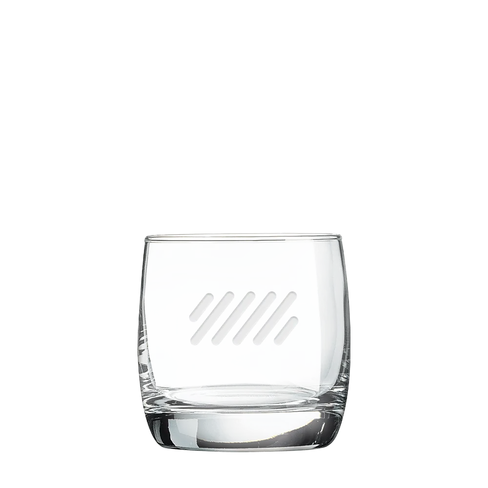 Polar Camel 10 oz Round Rocks Glass - Clear