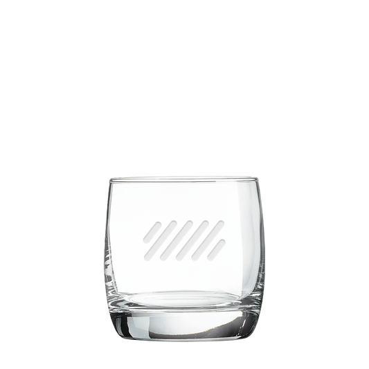 Polar Camel 10 oz Round Rocks Glass - Clear
