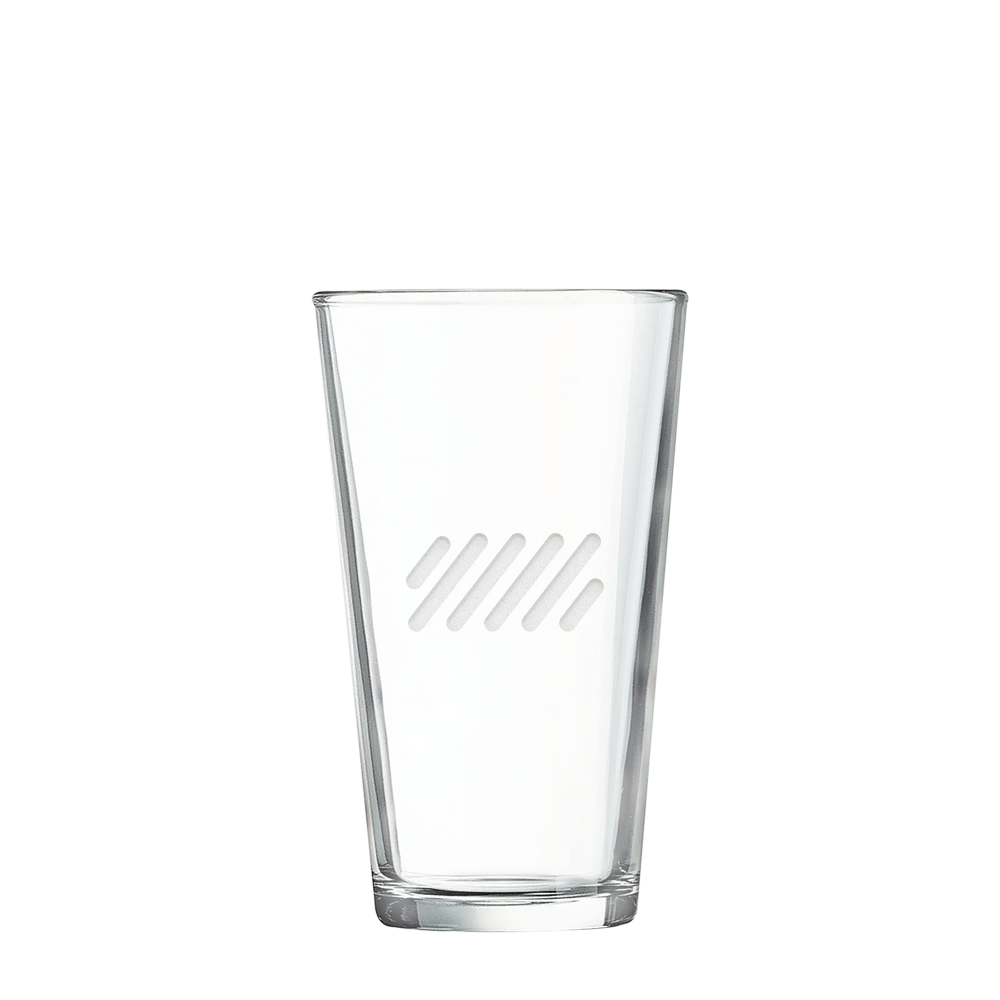 Polar Camel 16 oz Pint Glass - Clear