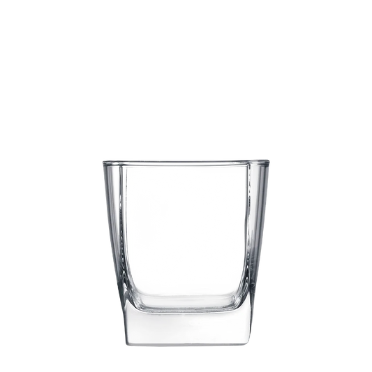 Polar Camel 10 1/2 oz Square on the Rocks Glass - Clear