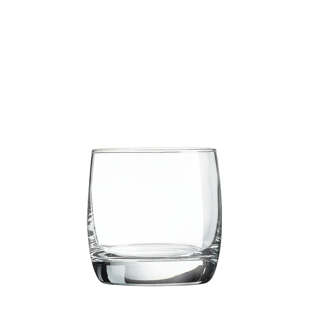 Polar Camel 10 oz Round Rocks Glass - Clear