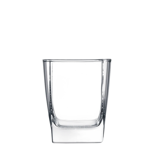 Polar Camel 12 oz Square Double Old Fashioned Glass - Clear