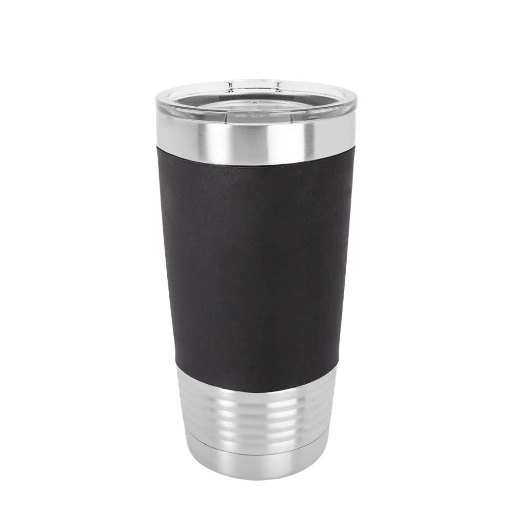 Polar Camel 20 oz Tumbler with Silicone Grip & Clear Lid
