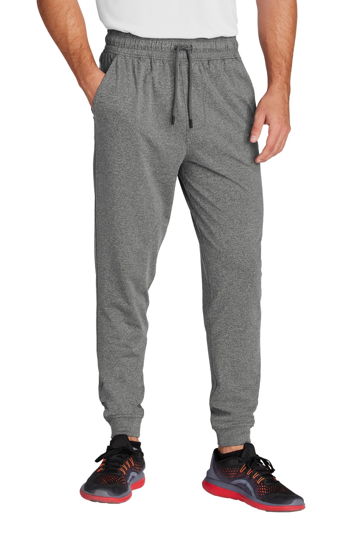 Sport-Tek Sport-Wick Stretch Jogger PST858 - Charcoal Grey Heather