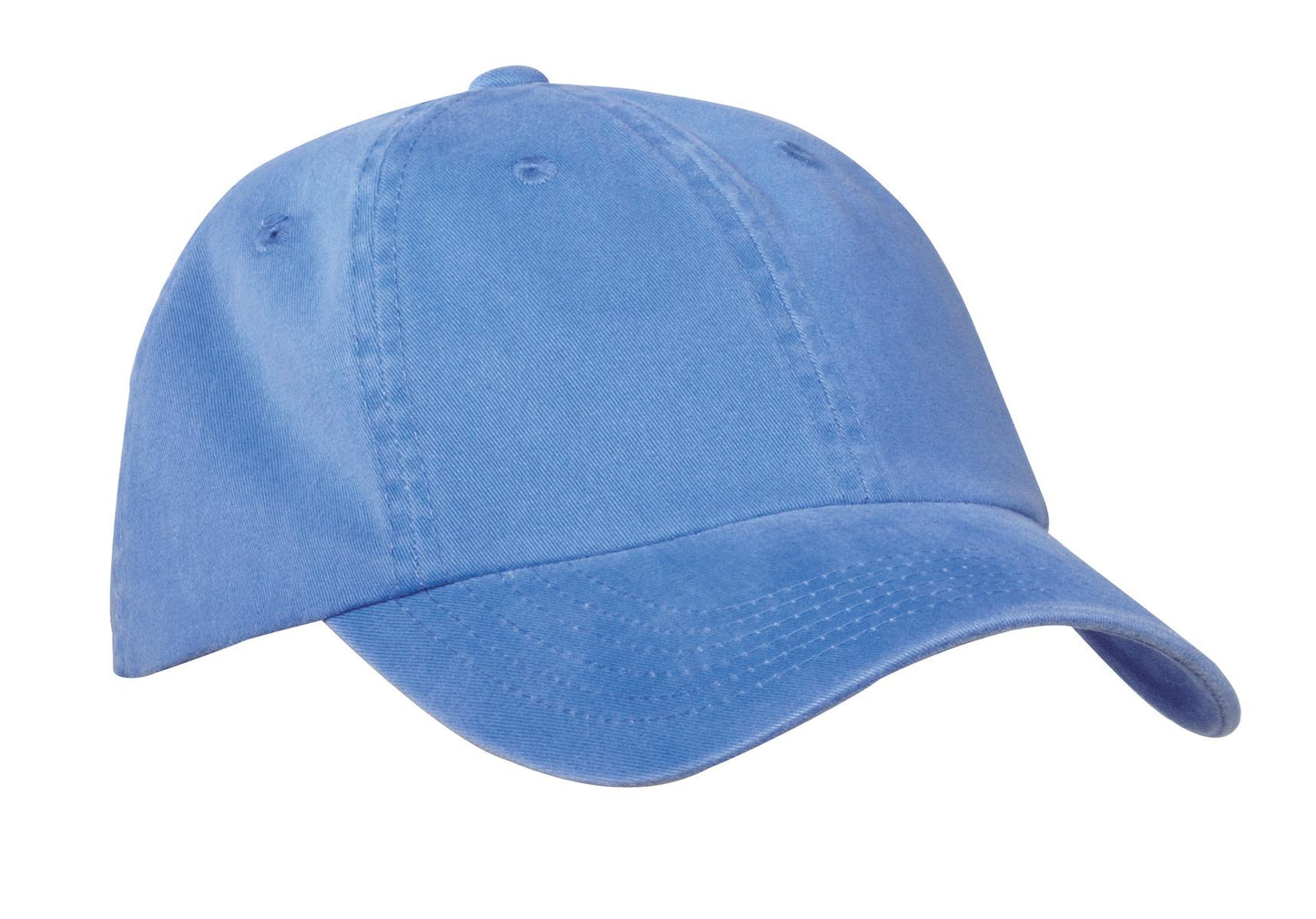 Port Authority Garment-Washed Cap.  PWU - Faded Blue