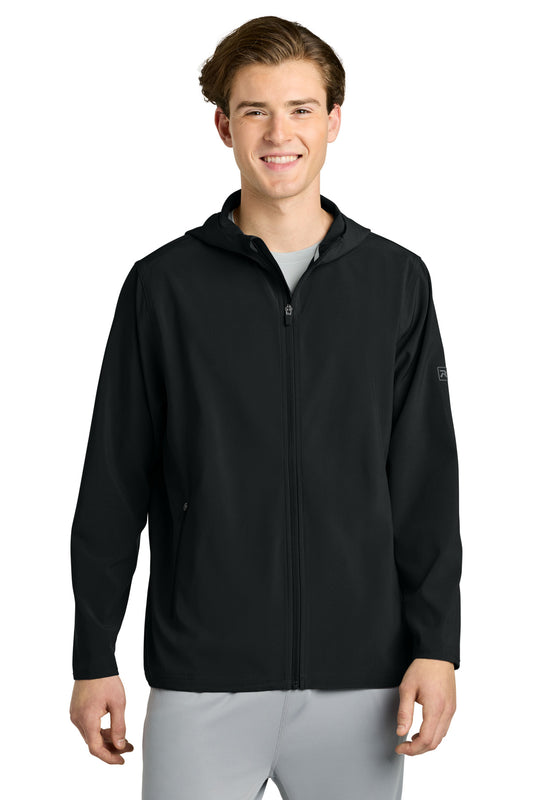 Richardson Barrage Hooded Wind Jacket RA7400FZH - Black