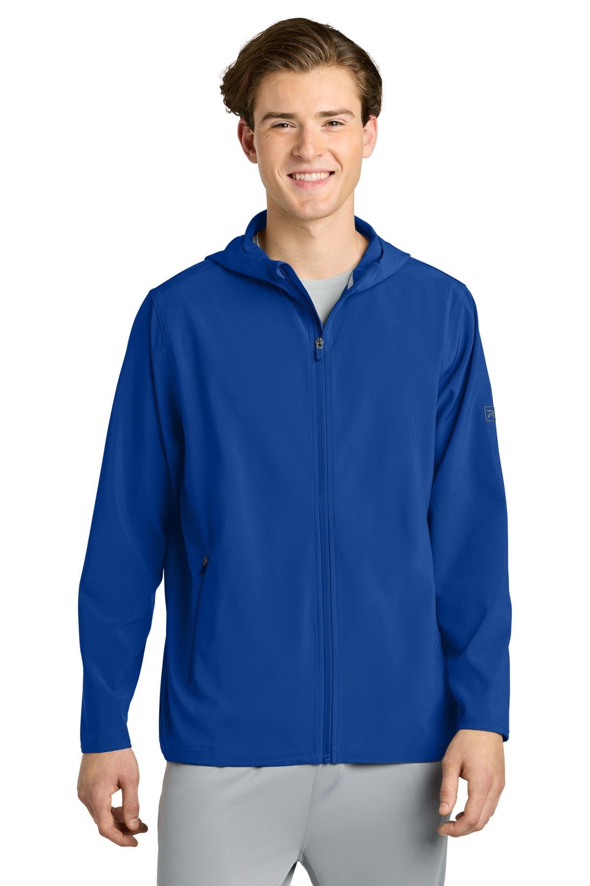 Richardson Barrage Hooded Wind Jacket RA7400FZH - Royal