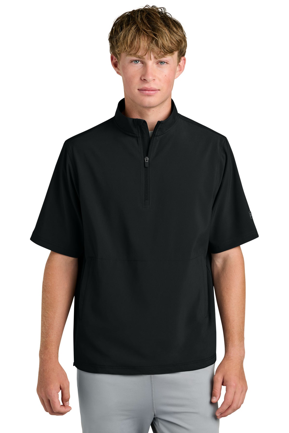 Richardson Barrage Wind Shirt RA7400SSQ - Black