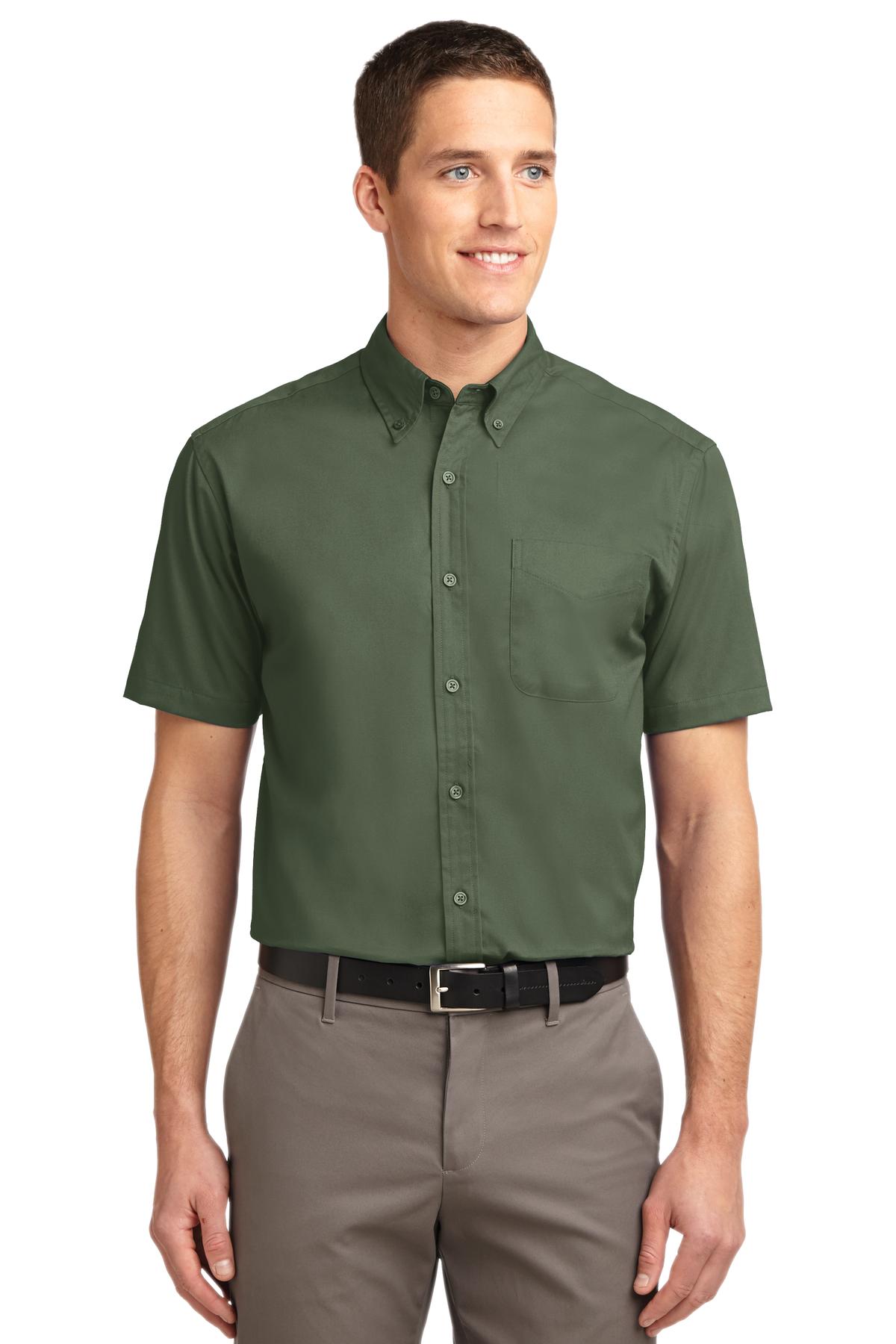 Port Authority Short Sleeve Easy Care Shirt.  S508 - Clover Green