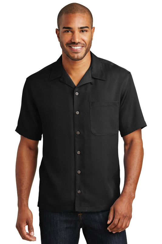 Port Authority Easy Care Camp Shirt.  S535 - Black