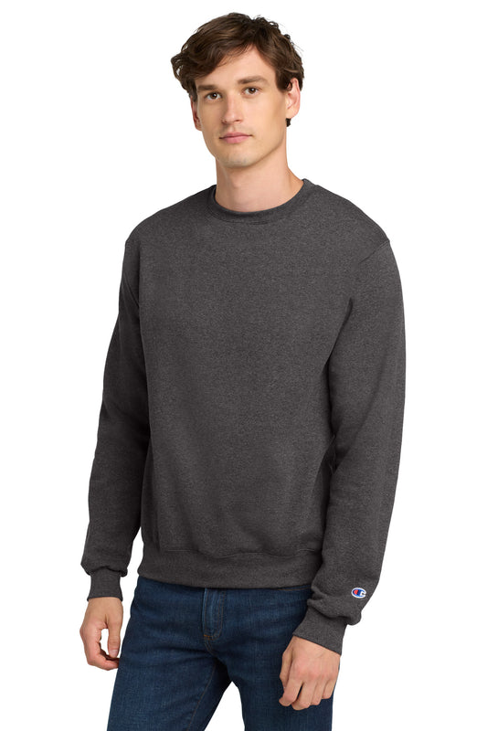 Champion  Powerblend Crewneck Sweatshirt. S6000 - Charcoal Heather