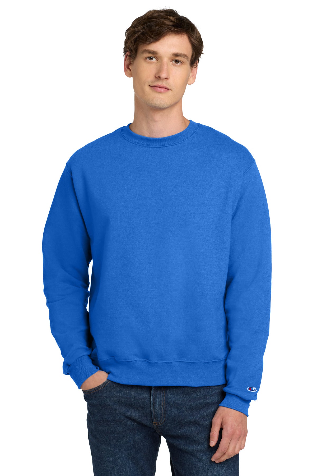 Champion  Powerblend Crewneck Sweatshirt. S6000 - Royal Blue