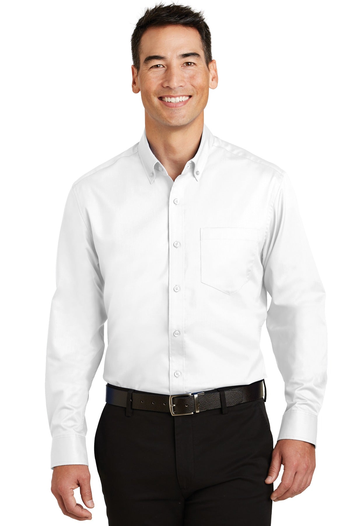 Port Authority SuperPro Twill Shirt. S663 - White