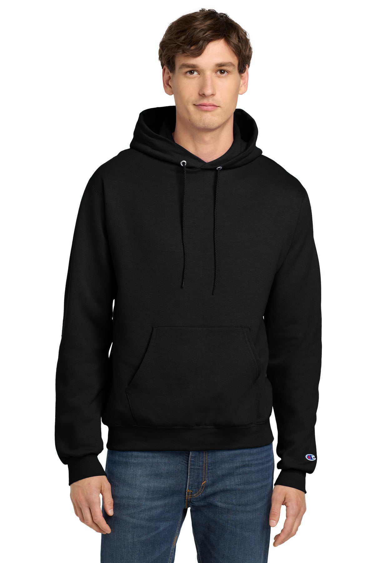 Champion  Powerblend Pullover Hoodie. S700 - Black