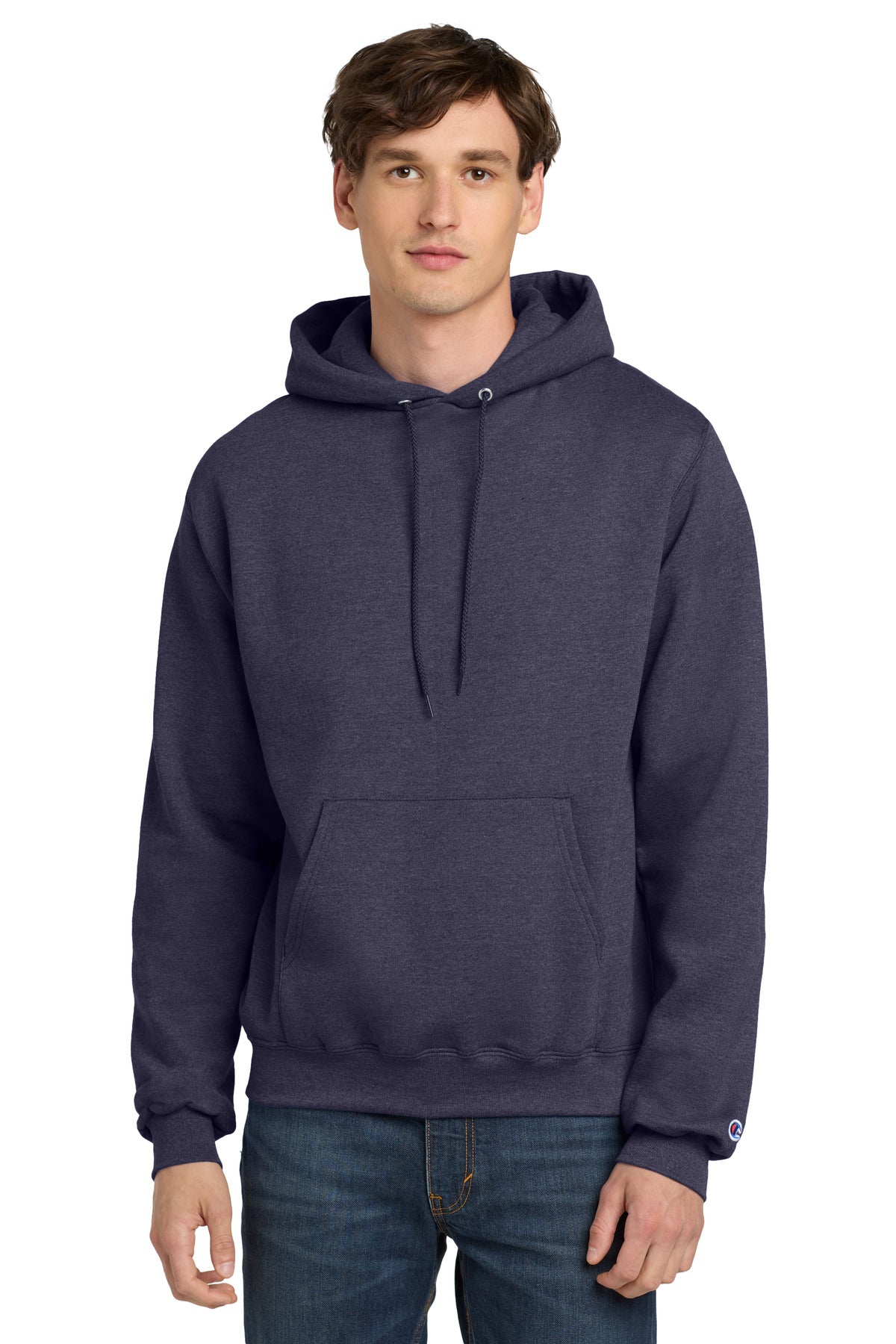 Champion  Powerblend Pullover Hoodie. S700 - Navy Heather